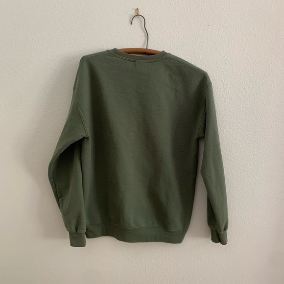 Silly goose olive green crewmeck unisex medium - Picture 2 of 6